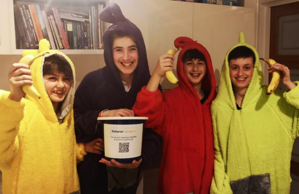 Natan Moss & friends bucket collecting
